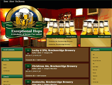 Tablet Screenshot of exceptionalhops.com